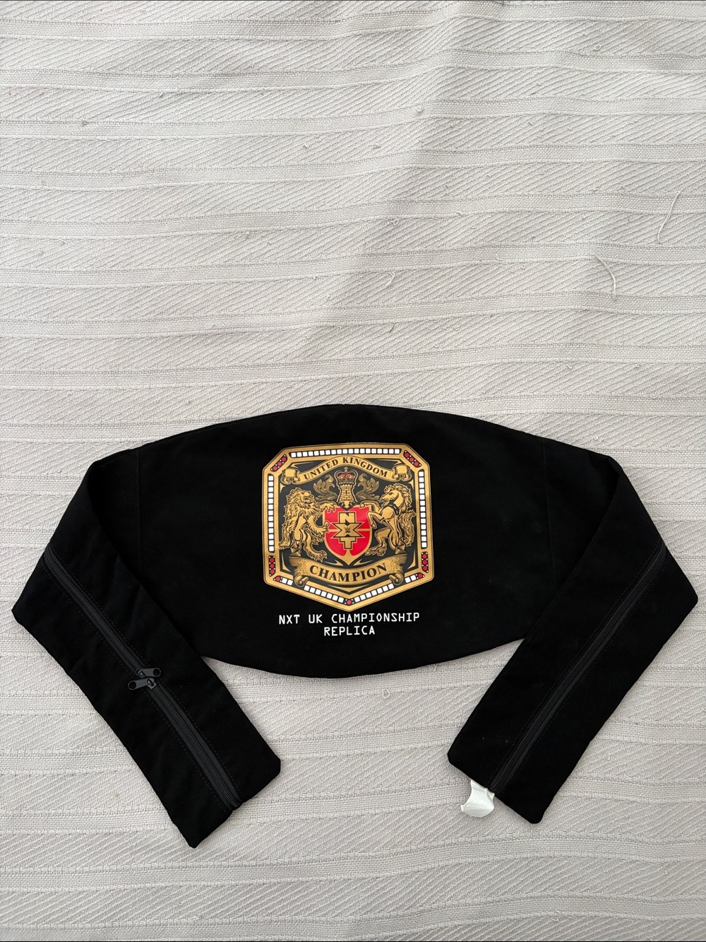 WWE NXT UK Championship Replica Belt Carrying Storage Bag Black